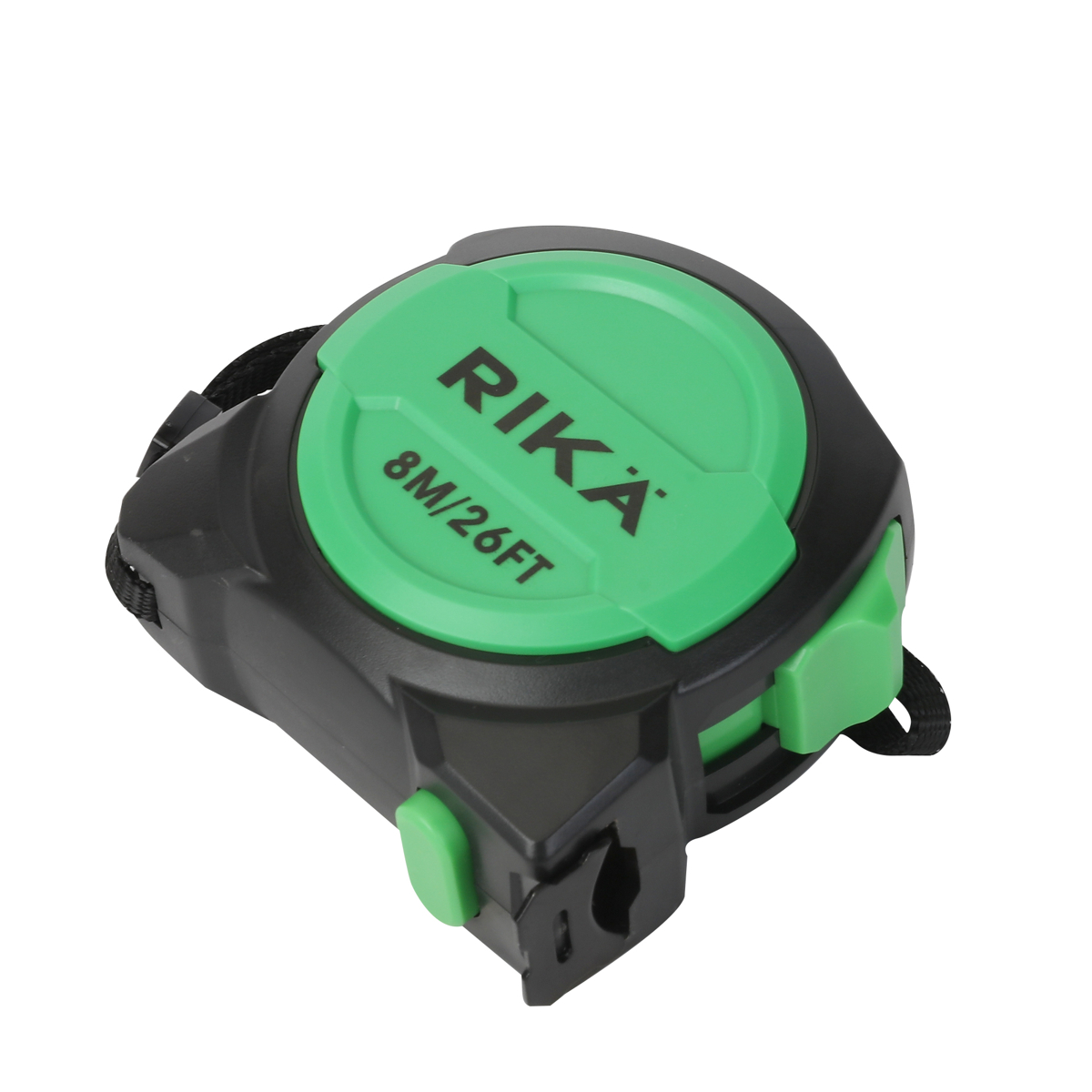 Rikä 8m Triple Lock Tape Measure | High Impact Rubberised Case